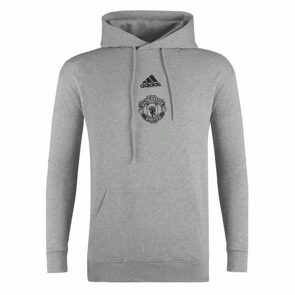 Sudaderas Con Capucha Manchester United 2020/21 Gris